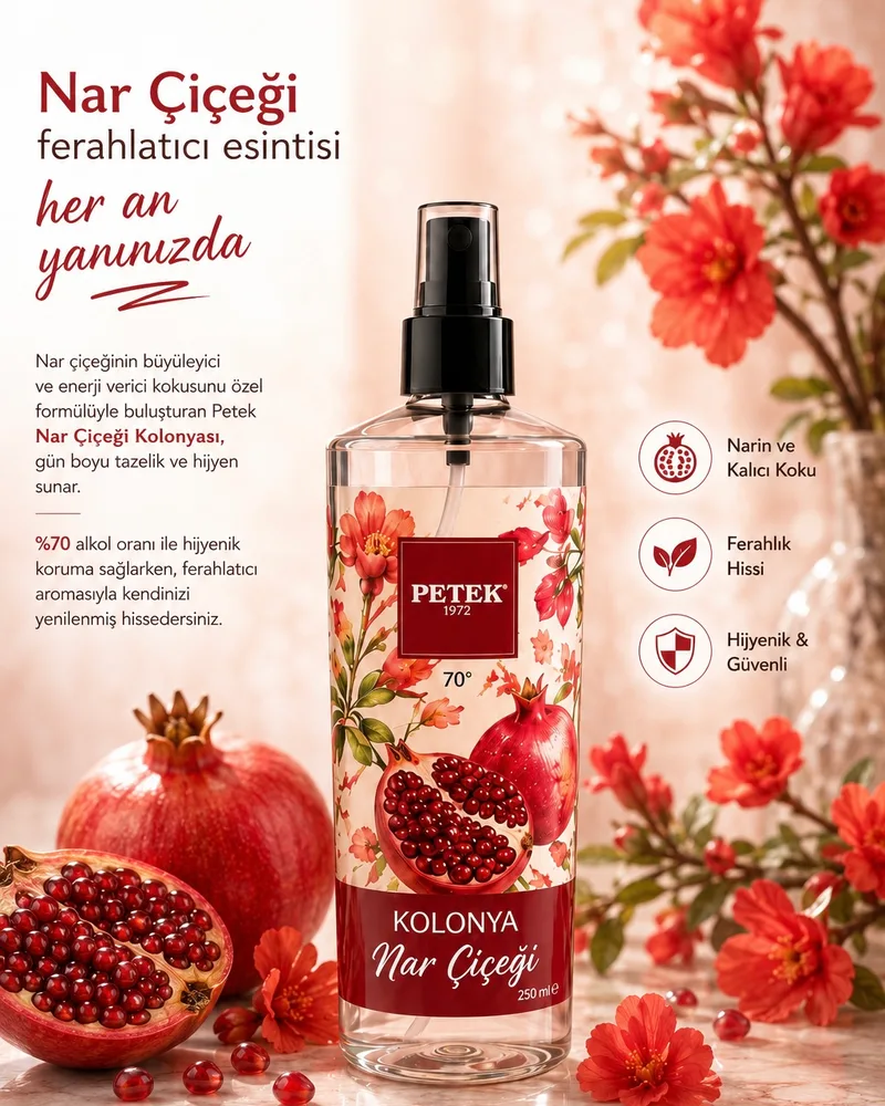 Parfümlü sprey nar çiçeği kolonyası — fotoğraf 2