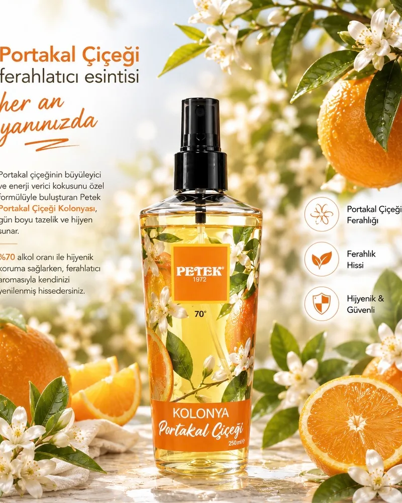 Parfümlü sprey portakal çiçeği kolonyası — fotoğraf 2