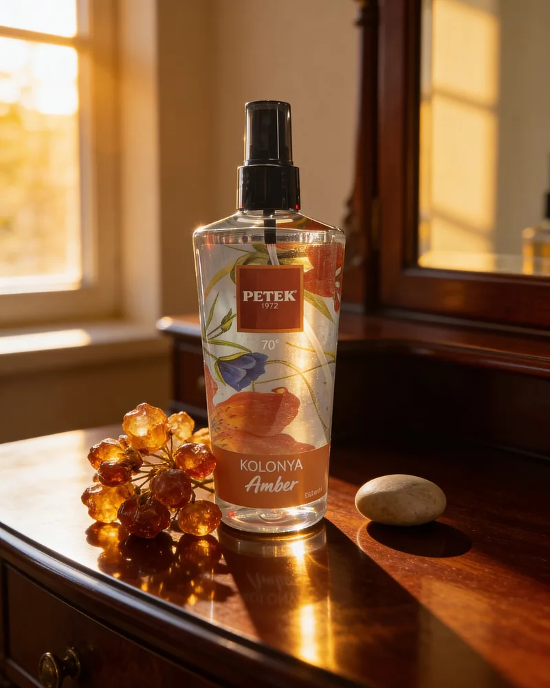 Petek parfümlü sprey 250 ml amber kolonyası — fotoğraf 1