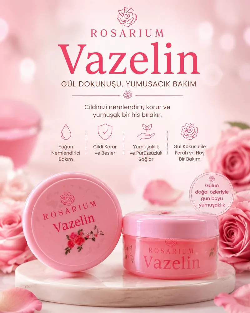 Rosarium Petek gül parfümlü vazelin